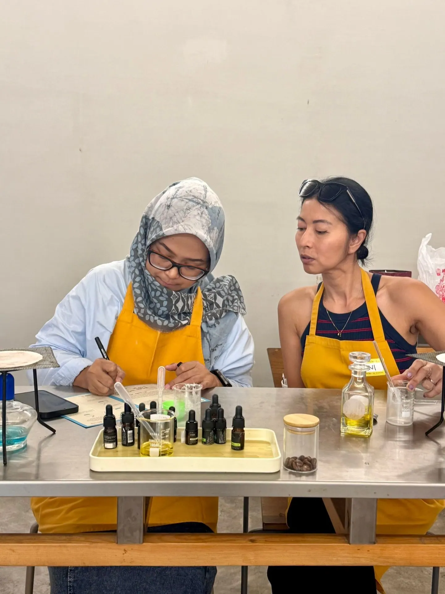 Essential oil blending workshop